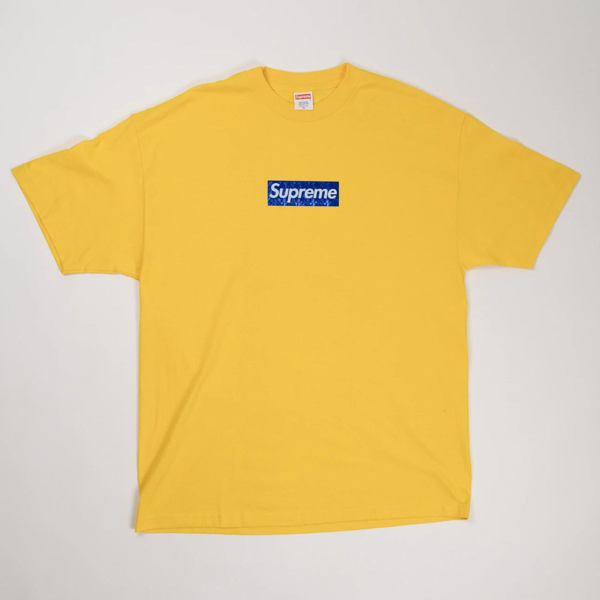 Supreme Blue/Yellow Holographic Box Logo Tee– The Box Logo Collection