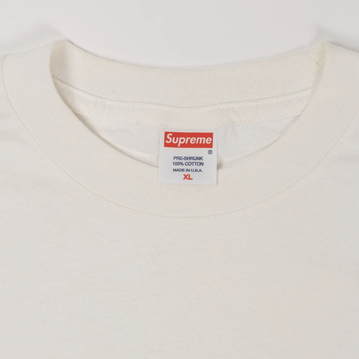 Supreme Red/White Holographic Box Logo Tee– The Box Logo