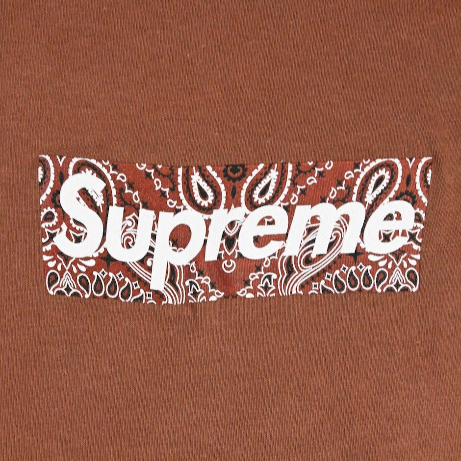 Supreme Brown Bandana Box Logo Tee– The Box Logo Collection